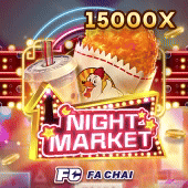 Night Market slot game cover art