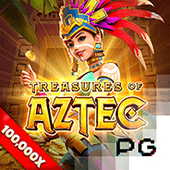 Treasures of Aztec slot game cover art